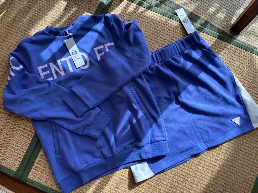 新品　DELSOL GOLF 裏起毛セットアップ　L-LLサイズ