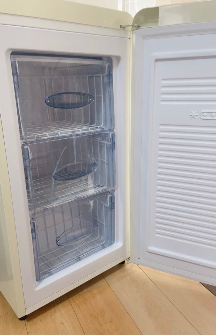 グランドライン　冷凍庫　レトロ　Grand-Line ホワイト　セカンド