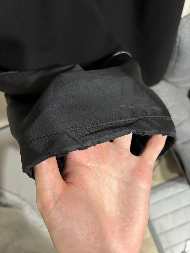 【12月限定大幅値下げGRANCY】 リバースレイヤードスラックスブラックL