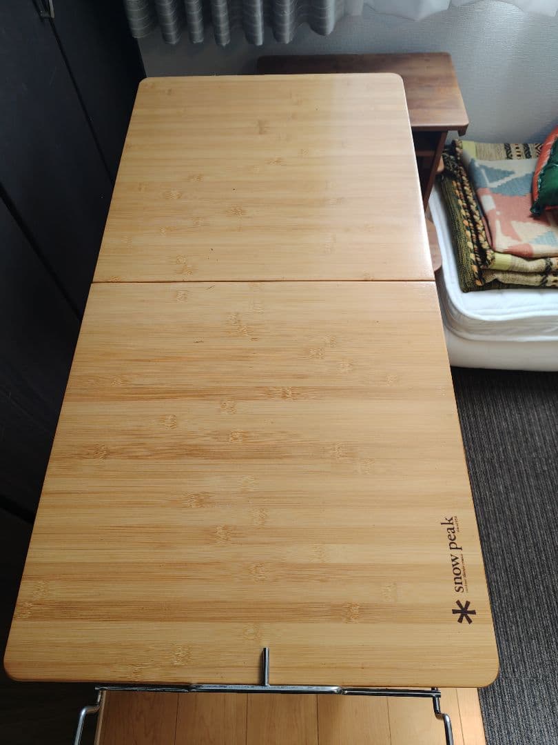  PEAK フィールドキッチンテーブル(竹)＋ガビングフレーム