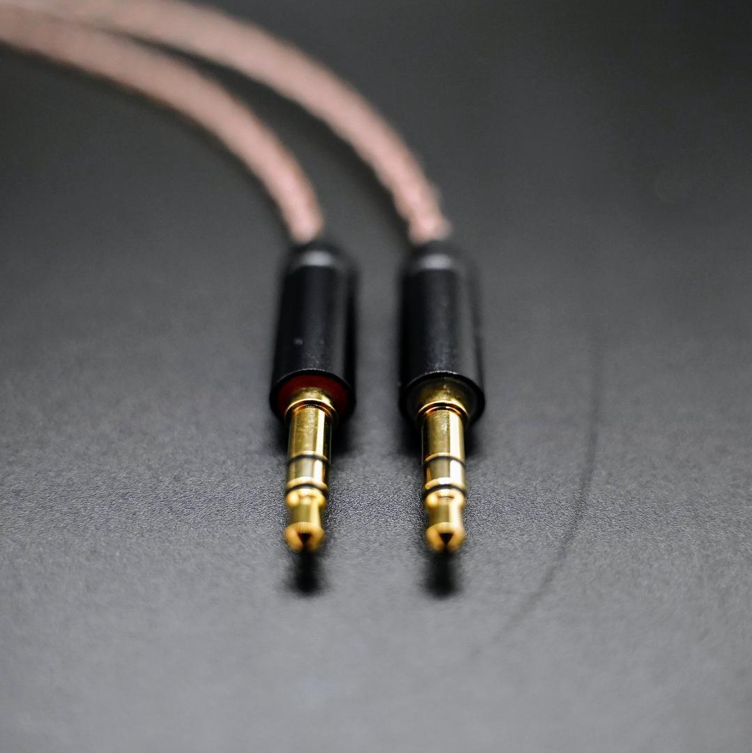 1点のみ 超高評価ソニー DIYキンバーケーブル ダブル3.5mm/3.5mmL