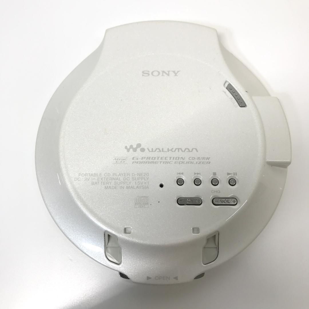 【本体美品】SONY CDウォークマン ポータブルCDプレーヤー D-NE20