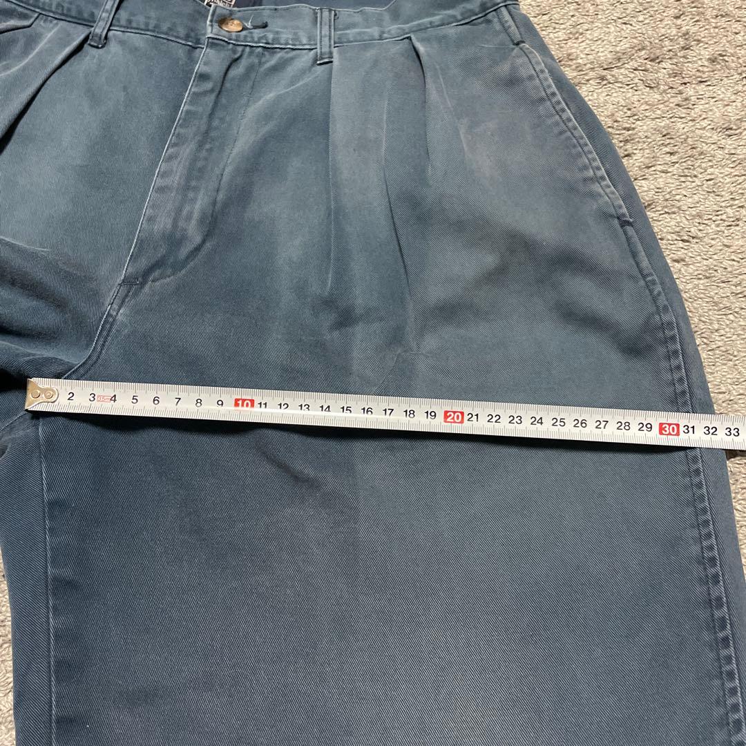 80s usa製 初期 ポロチノ フェード ラルフローレン w32 ネイビー