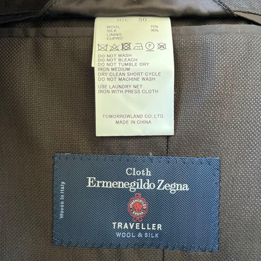 ZEGNA TRAVELLER ウールシルクジャケットサイズ50 L相当