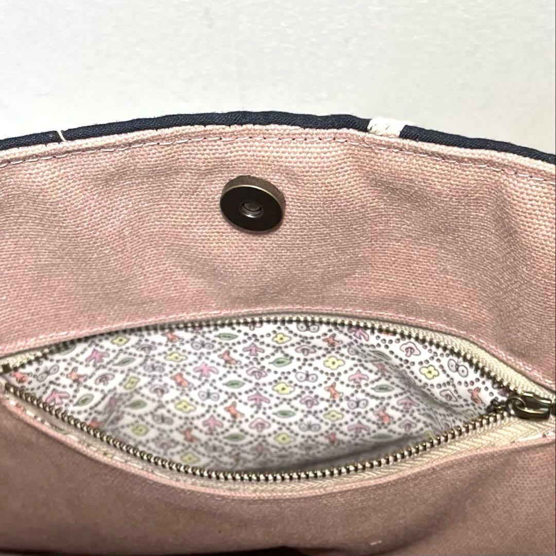 ミナペルホネン　ハンドメイド　まーるいショルダーバッグ