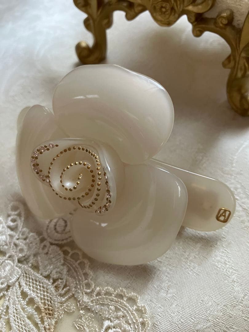 美品♡正規品♡アレクサンドルドゥパリ♡ホワイトローズバレッタ