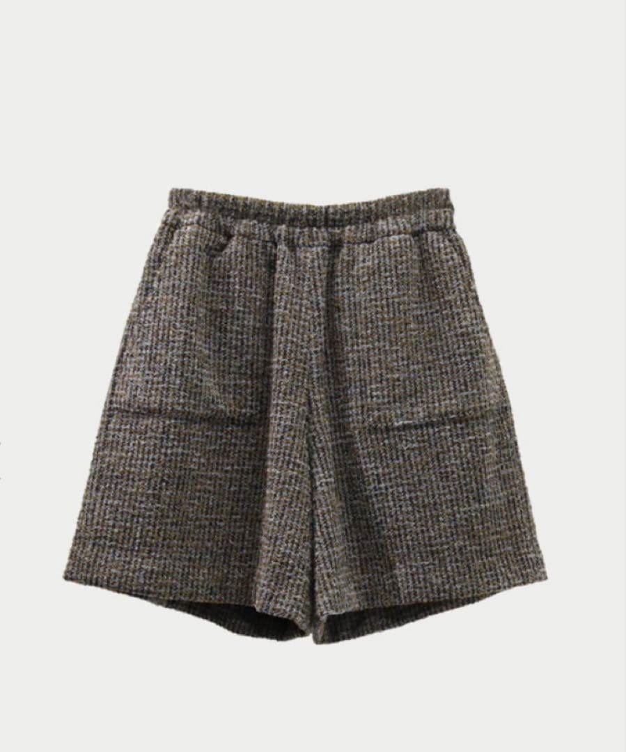マチャット　machatt ウールショートパンツ　チェック　LONG