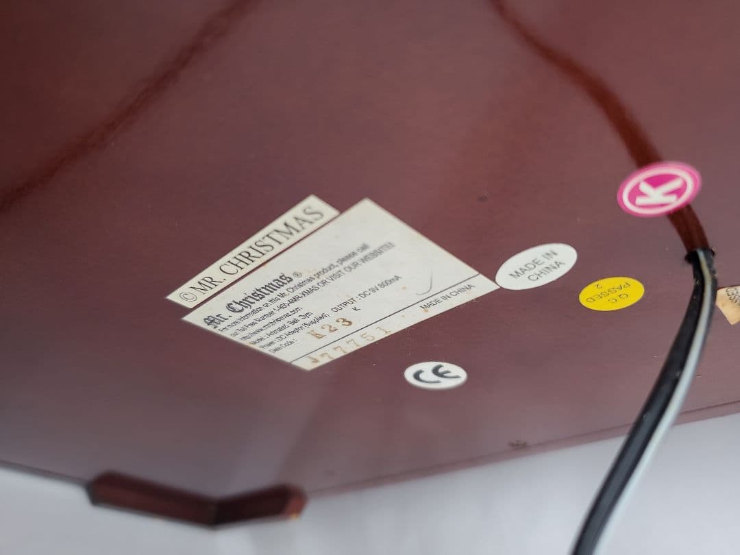 ミスタークリスマス　ディスクオルゴール　ディスク10枚　22弁　ベル