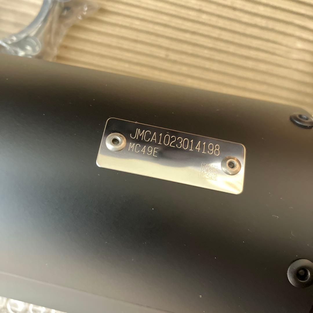 OLIVER RACINGブラック メガホンスリップオンマフラー レブル250