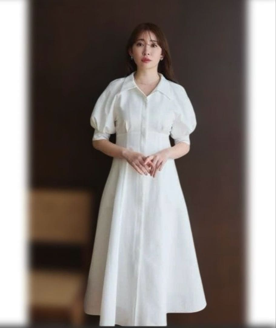 ワンピース Vienna Volume Sleeve Shirt Dress