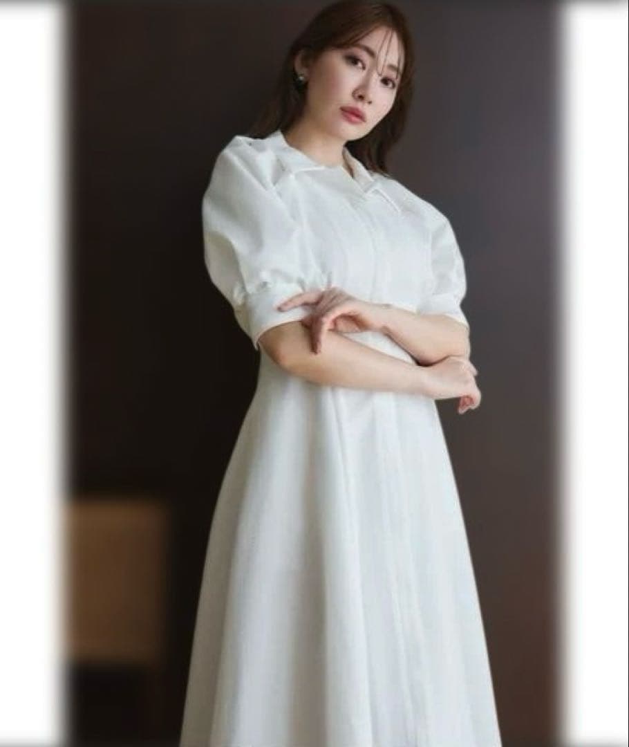 ワンピース Vienna Volume Sleeve Shirt Dress