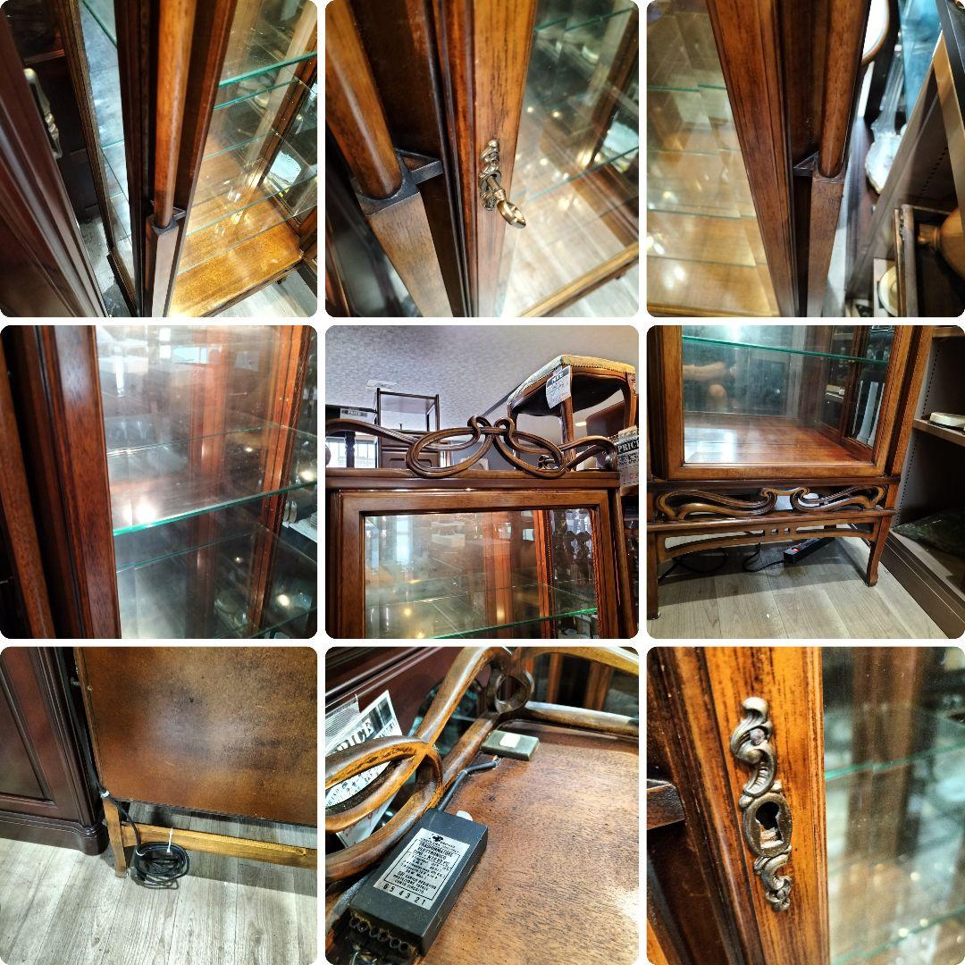 M●aara(非常時）専用送料込希少☞イギリス製☜アンティーク無垢キュリオケース