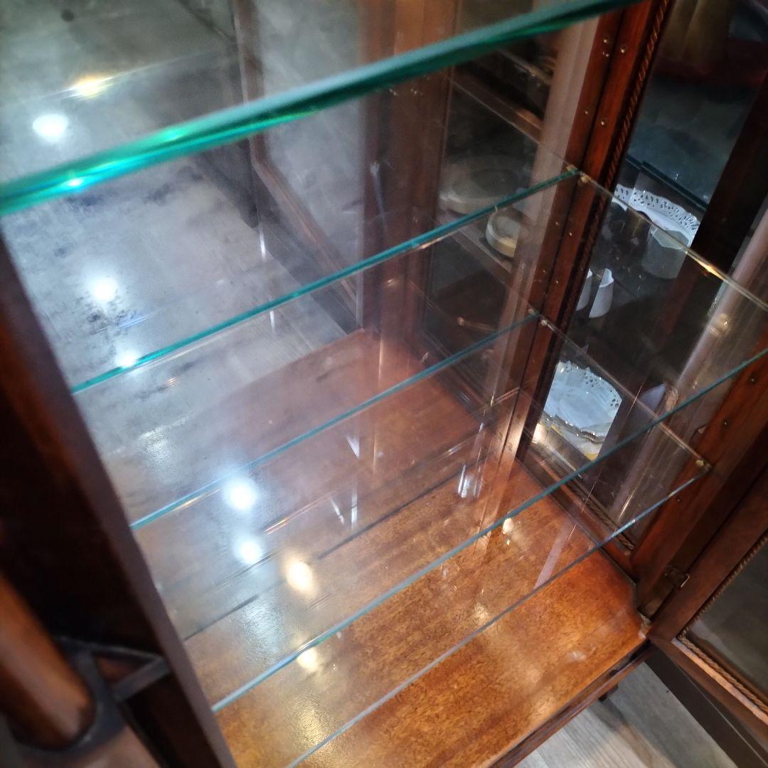 M●aara(非常時）専用送料込希少☞イギリス製☜アンティーク無垢キュリオケース