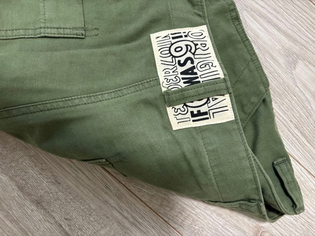 TENDERLOIN FATIGUE SHORTS 緑 L