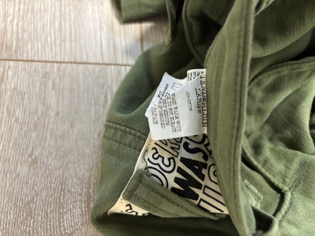 TENDERLOIN FATIGUE SHORTS 緑 L