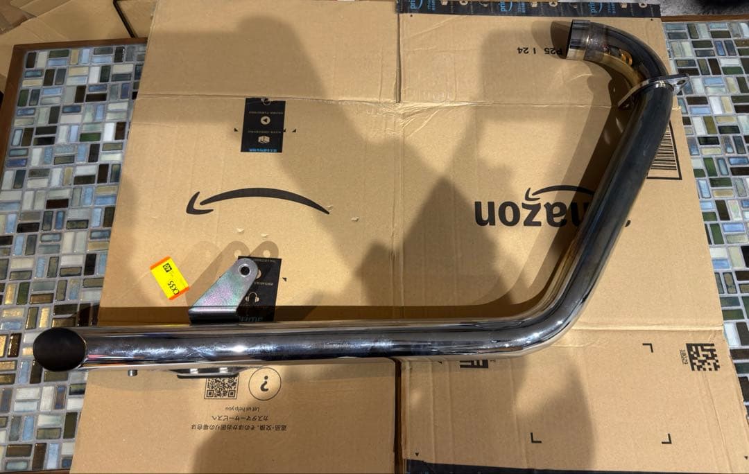 SR400 2%er トルクコーンドラッグパイプマフラー ローパスバッフル付