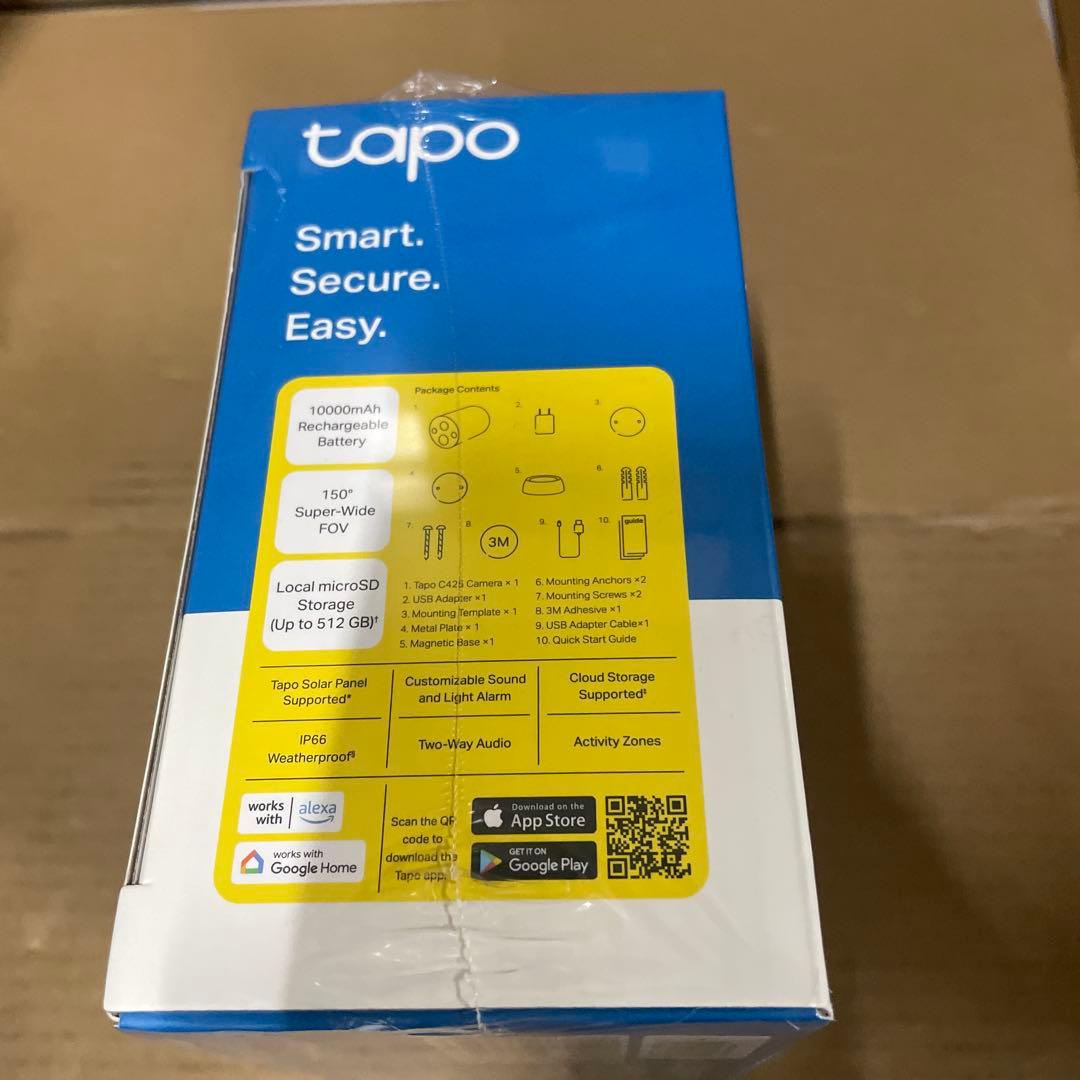 専用　TP-Link Tapo 防犯カメラ マグネット WiFi カメラ