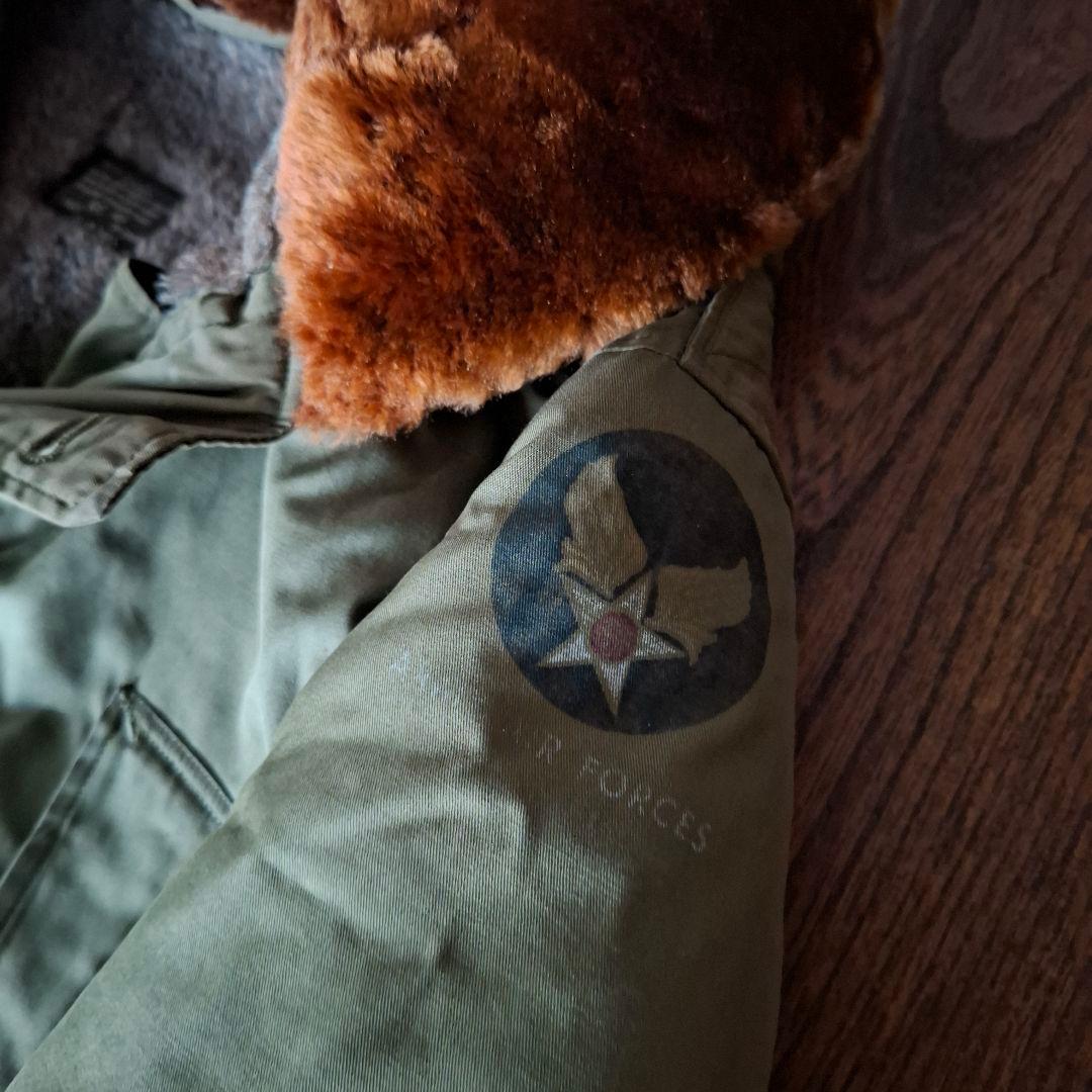 実物　USAAF USアーミー 　B-11 m-65 フライトジャケット