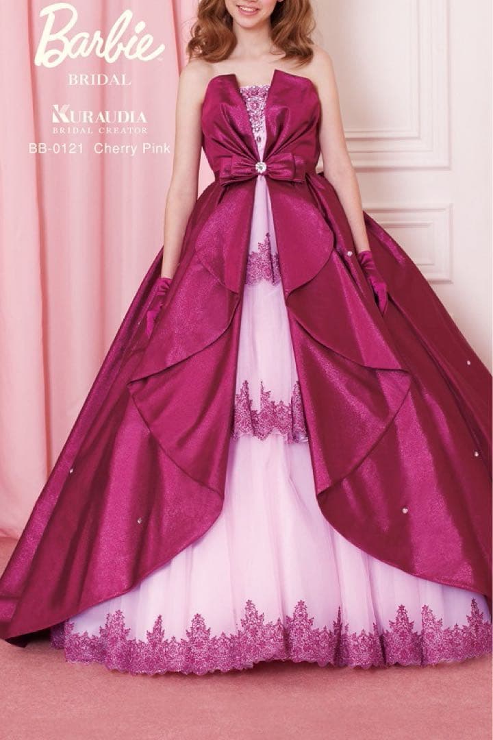Barbie BB-0121 チェリーピンクカラードレス