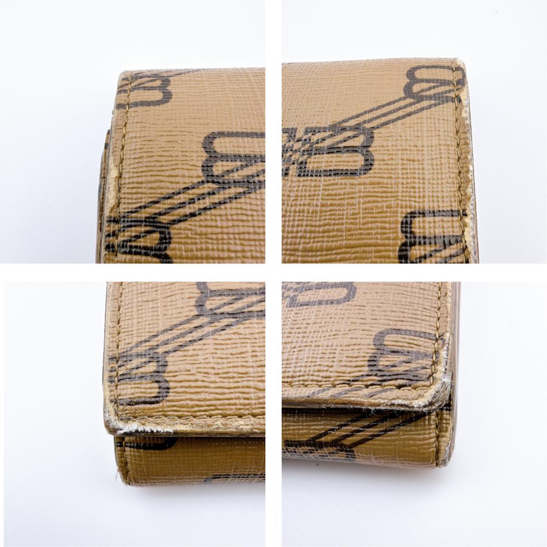 バレンシアガ BBモノグラム CASH フラップ 長財布 ウォレット650874