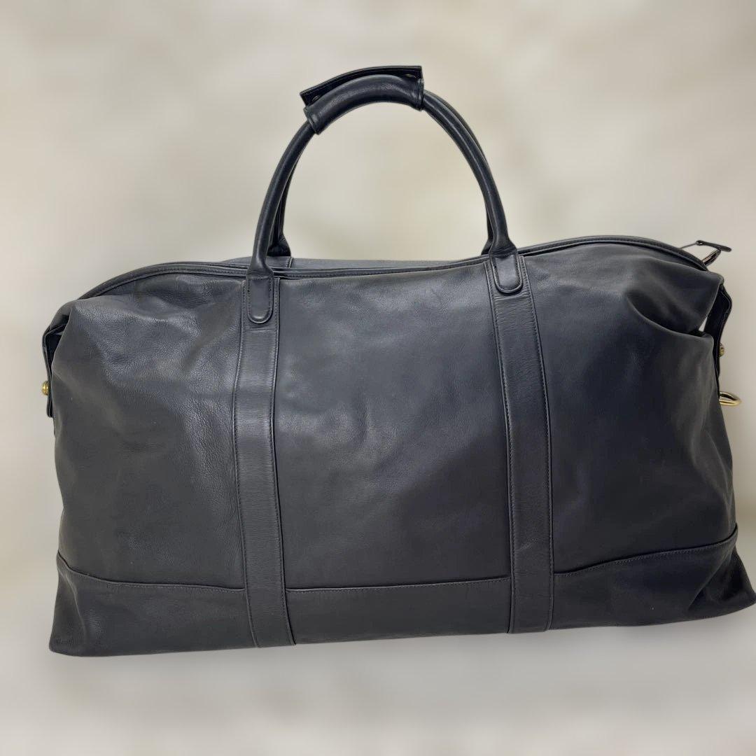 極美品 COACH オールドコーチ 大容量ボストンバッグ USA製 0506 黒