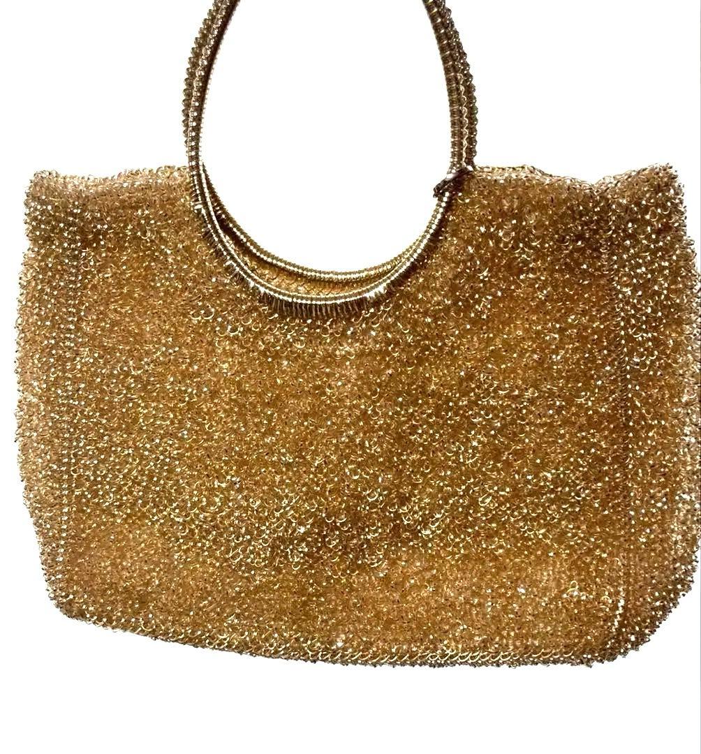 美品♡アンテプリマ♡ワイヤーバッグゴールド