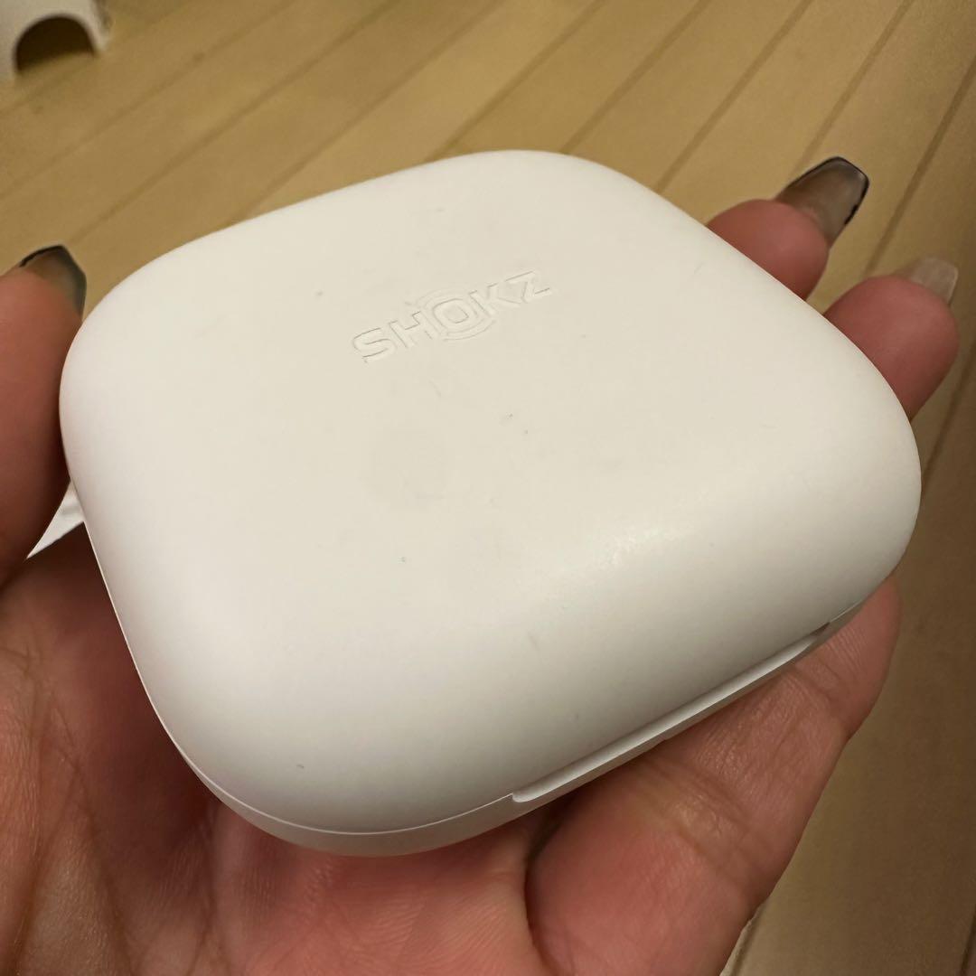 Shokz OpenFit Air ホワイト　美品　中古　保証期間内