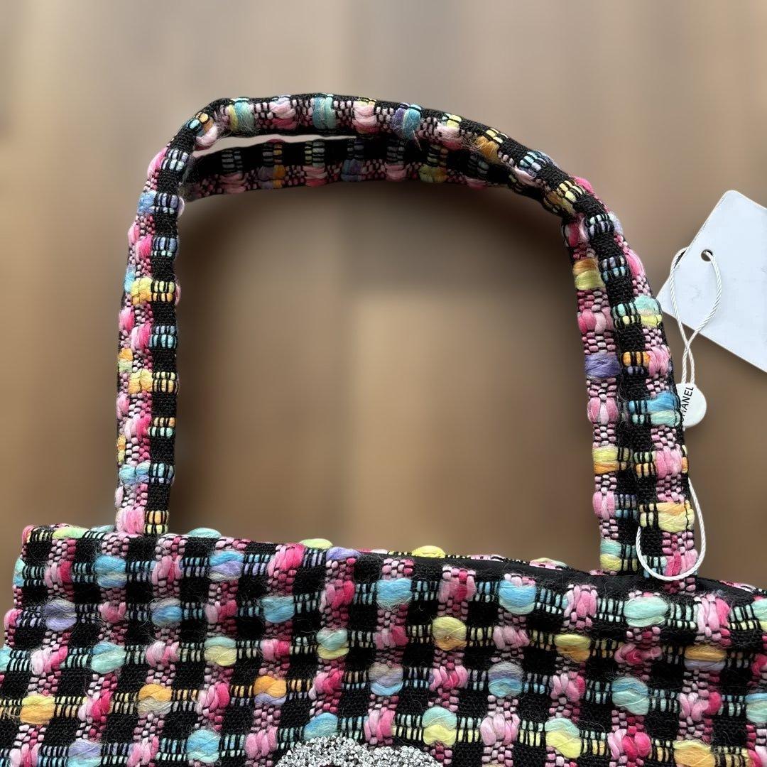 CHANELツイードトートバッグ