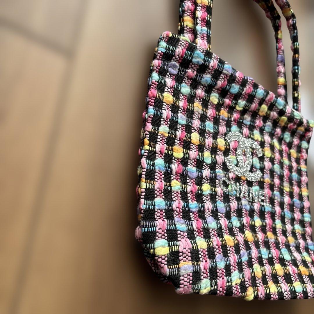 CHANELツイードトートバッグ