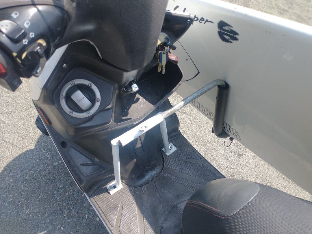 カブアドレスリードジャイロレッツ原付二種、原付スクーター用のサーフボードキャリア