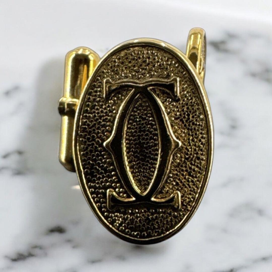 美品　オールド　Cartier カルティエ　カフスタイタックセット　ゴールド