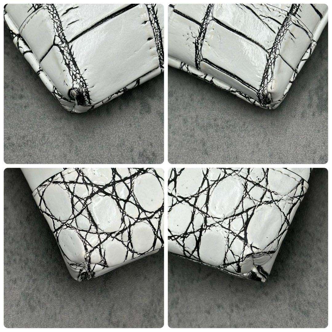 JRA バニラ染め クロコダイル がま口 ショルダーバッグ エキゾチックレザー