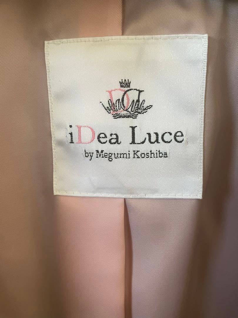 【イデアルーチェ/idealuce】クラシカルジレ ブラック(裏地ピンク)