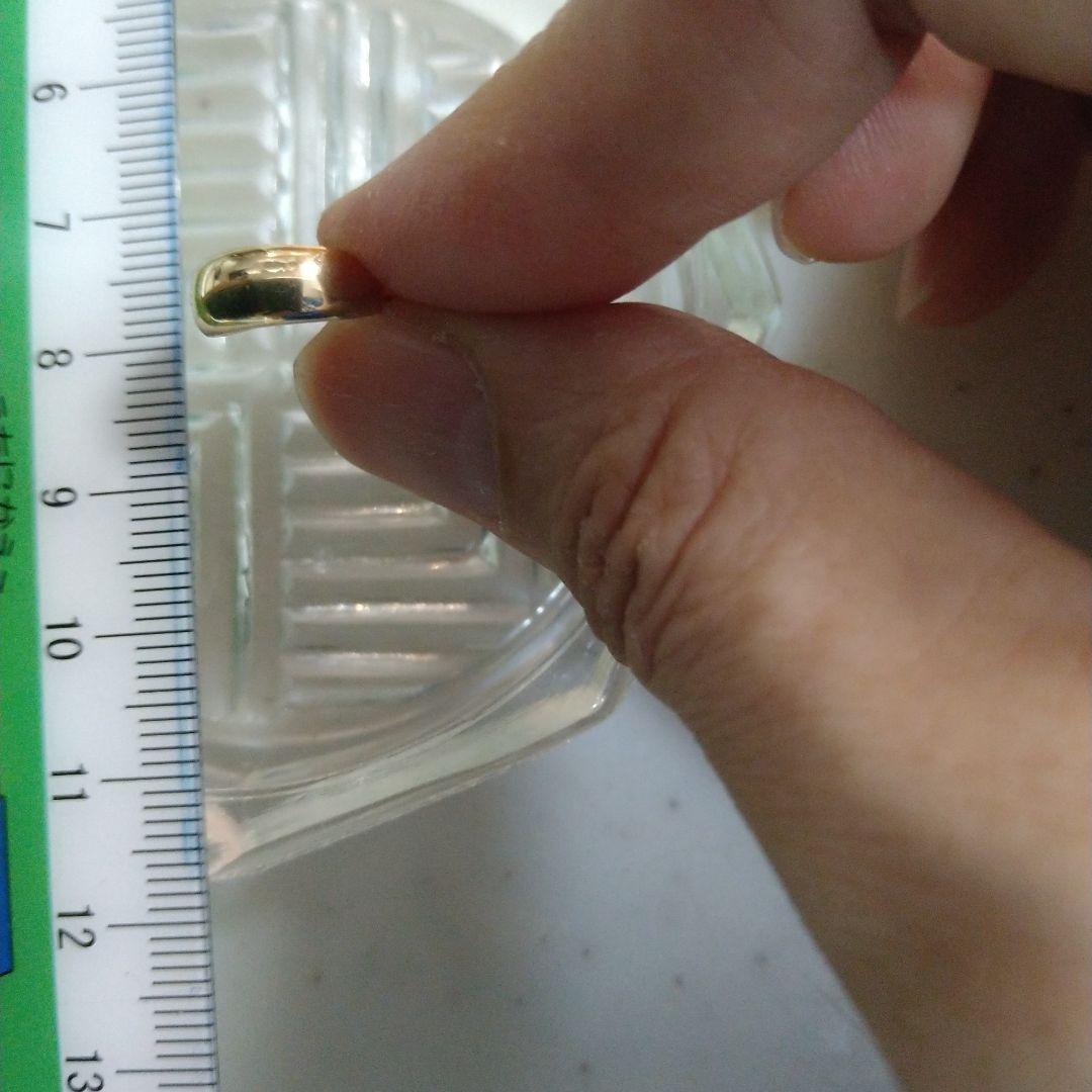 K18　フープピアス　0.6グラム