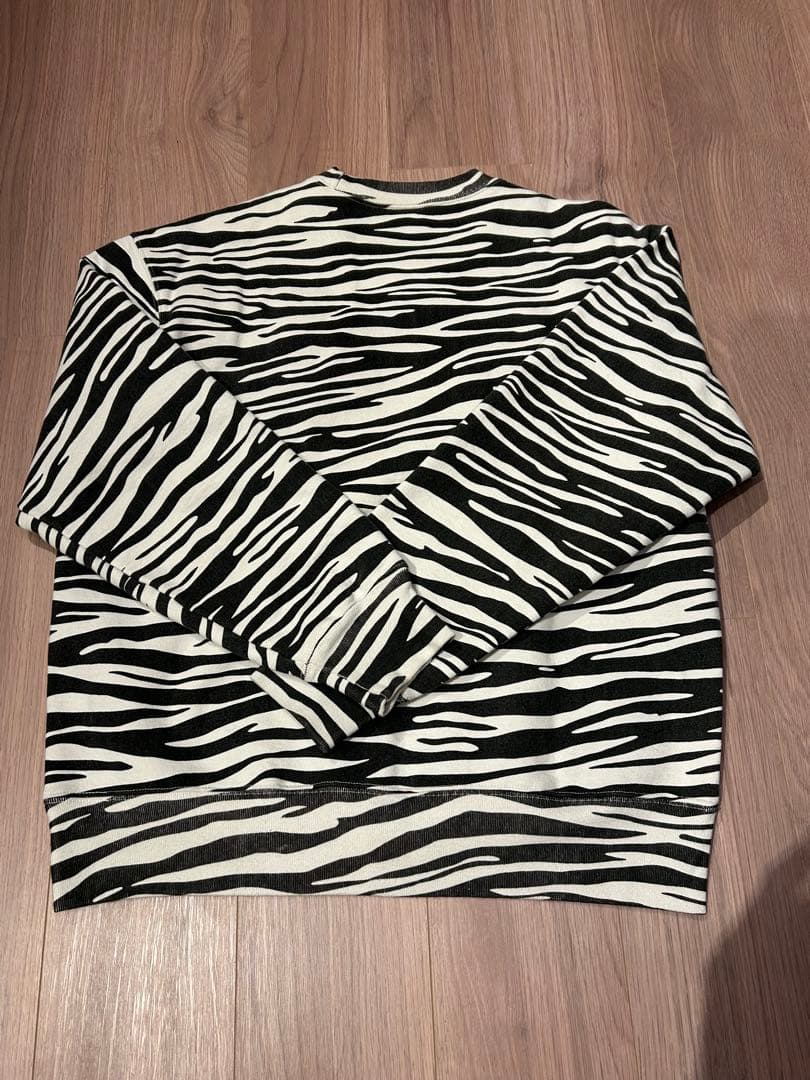 Supreme Box Logo Crewneck Zebra Sサイズ