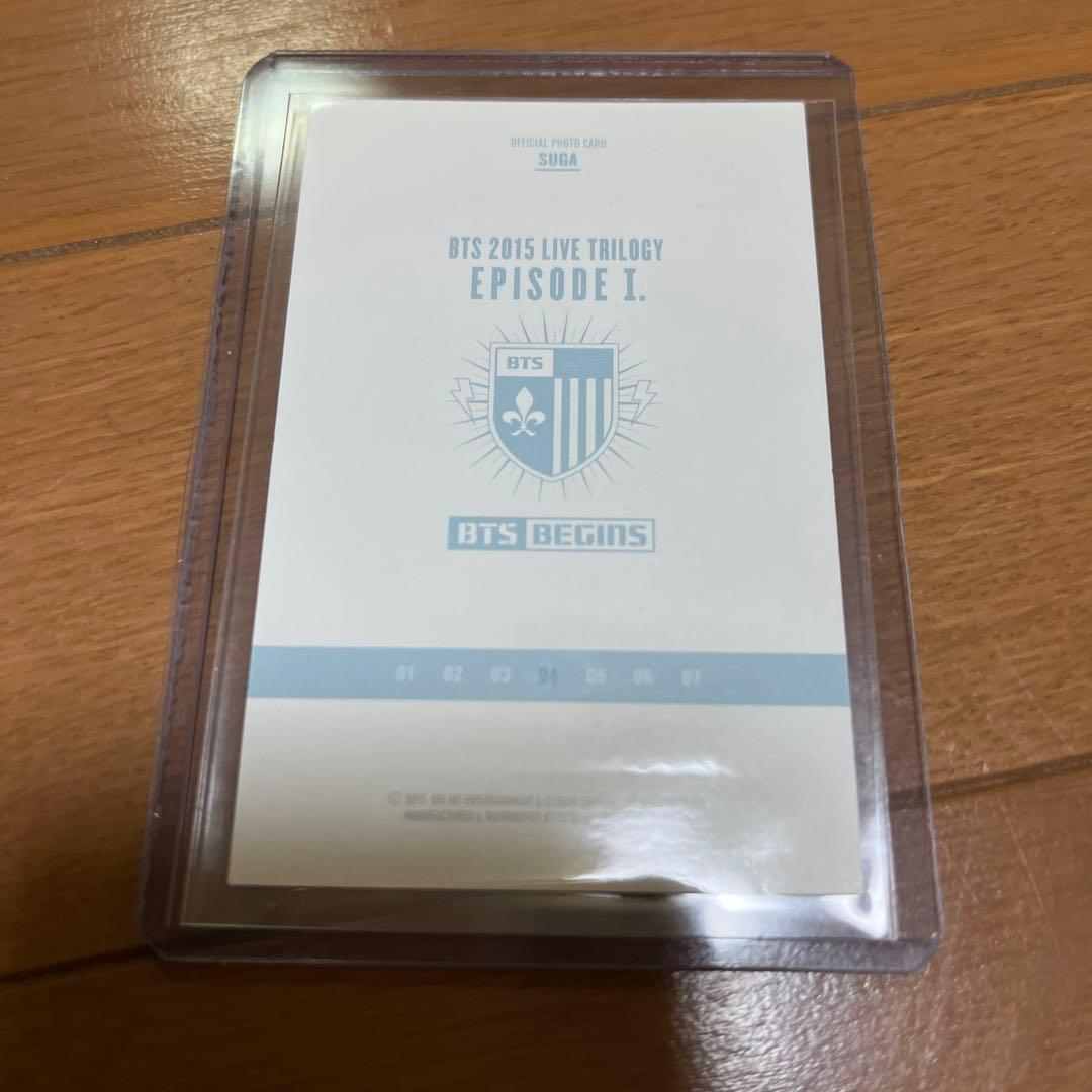 BTS BEGINS ミニフォト　ユンギ　SUGA 4番　トレカ