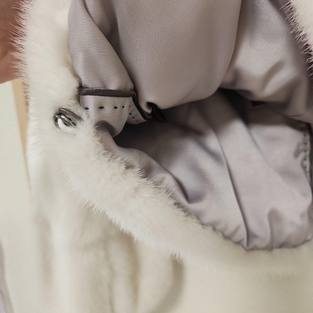 ミンクファージャケット　コート　ホワイトミンク　コペンハーゲン