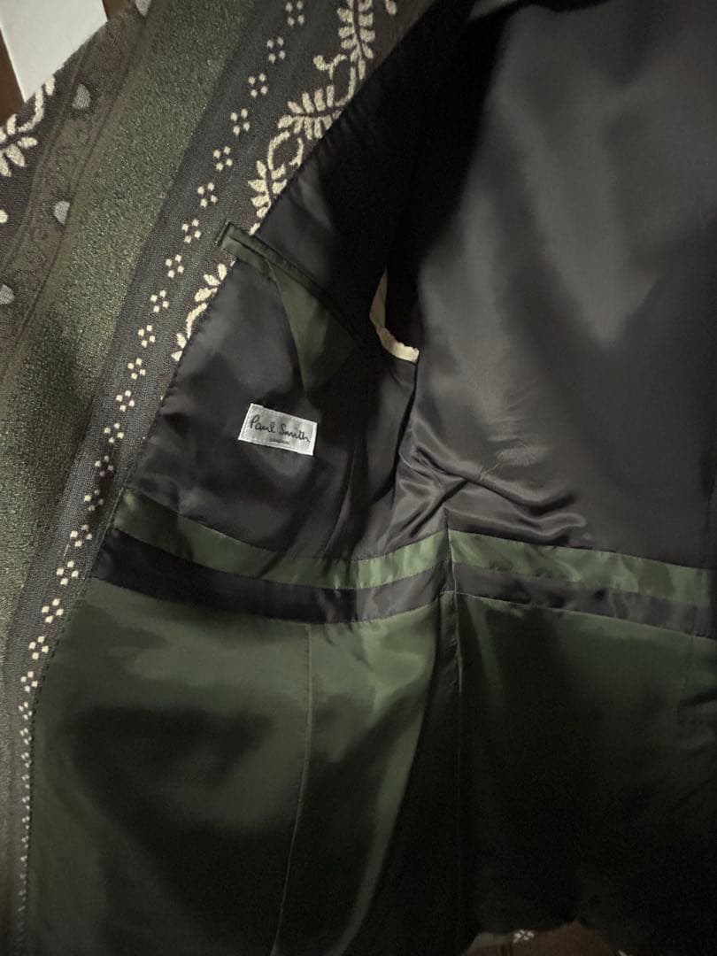 美品　日本製　総柄　ポールスミス　テーラードジャケット　L ジョイックス期