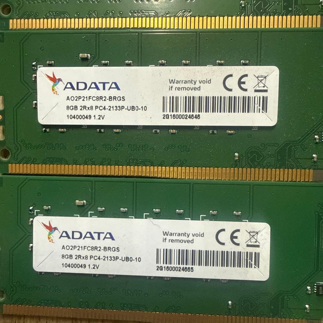 ADATA 8GB×4枚 計32GB PC4-2133P