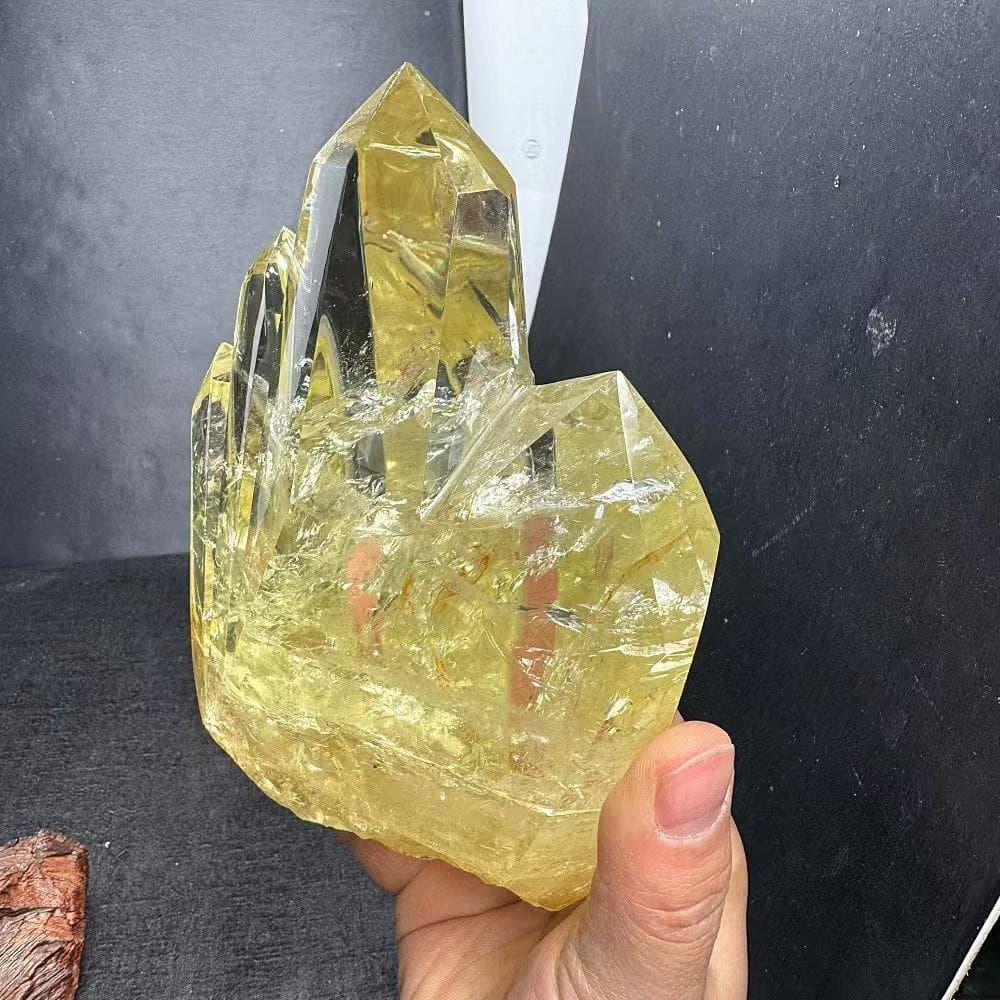 AAAAA級金運UP天然シトリン六角柱B0105/YS/1030133/699A