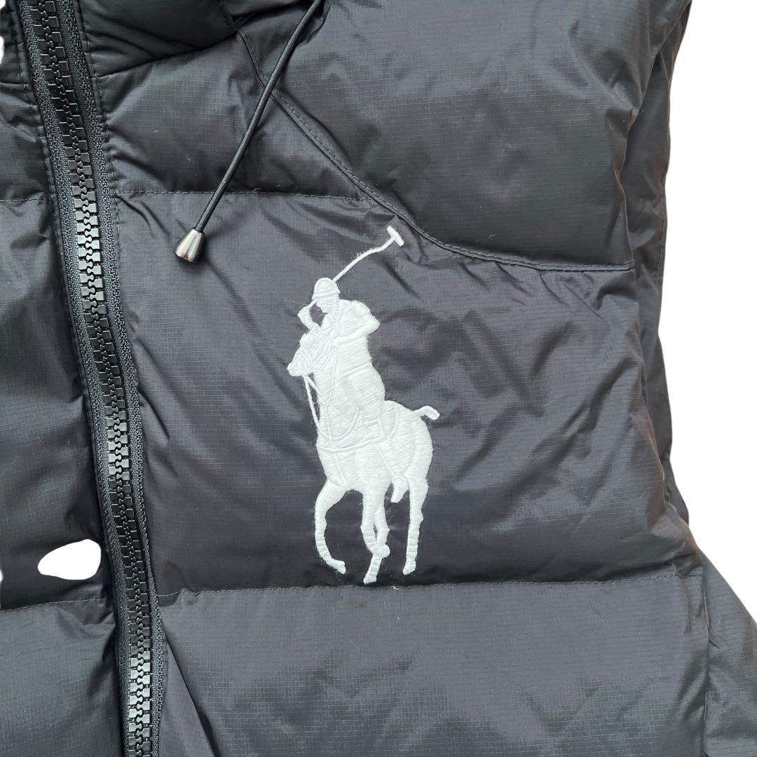 POLO Ralph Lauren　ビッグポニー　ダウンベスト　フード　S