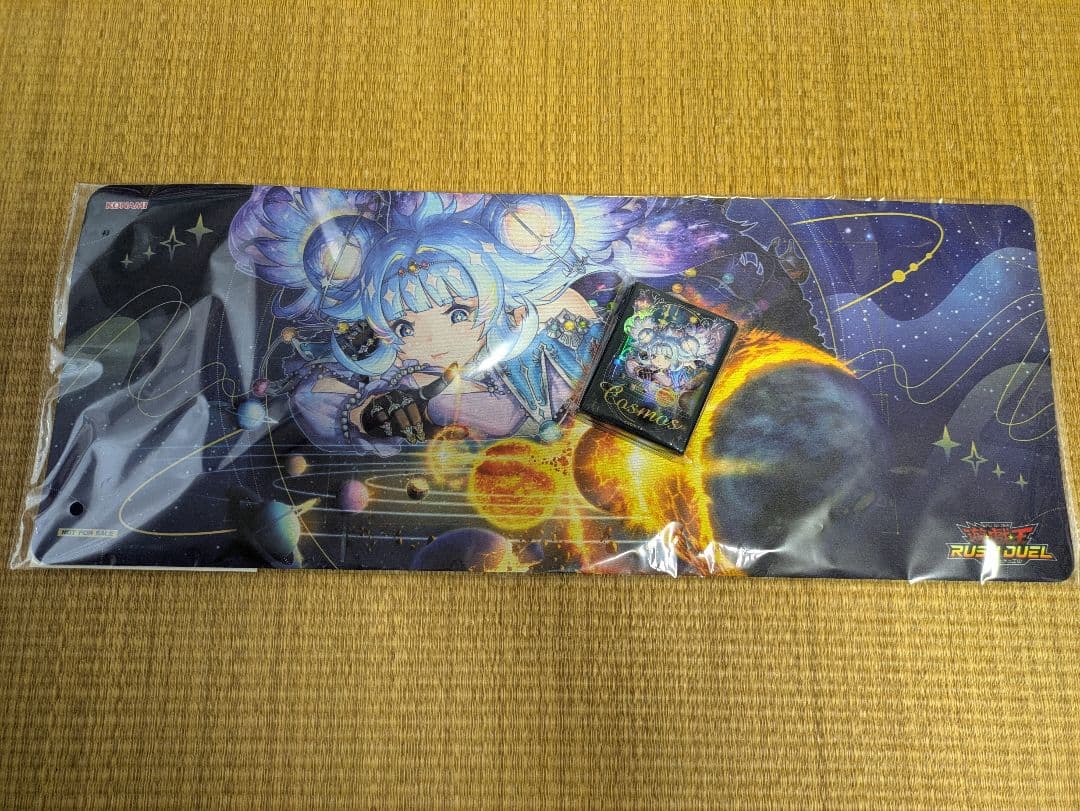 コスモス姫のお戯れ　プレイマットとスリーブセット　遊戯王の日　ラッシュデュエル
