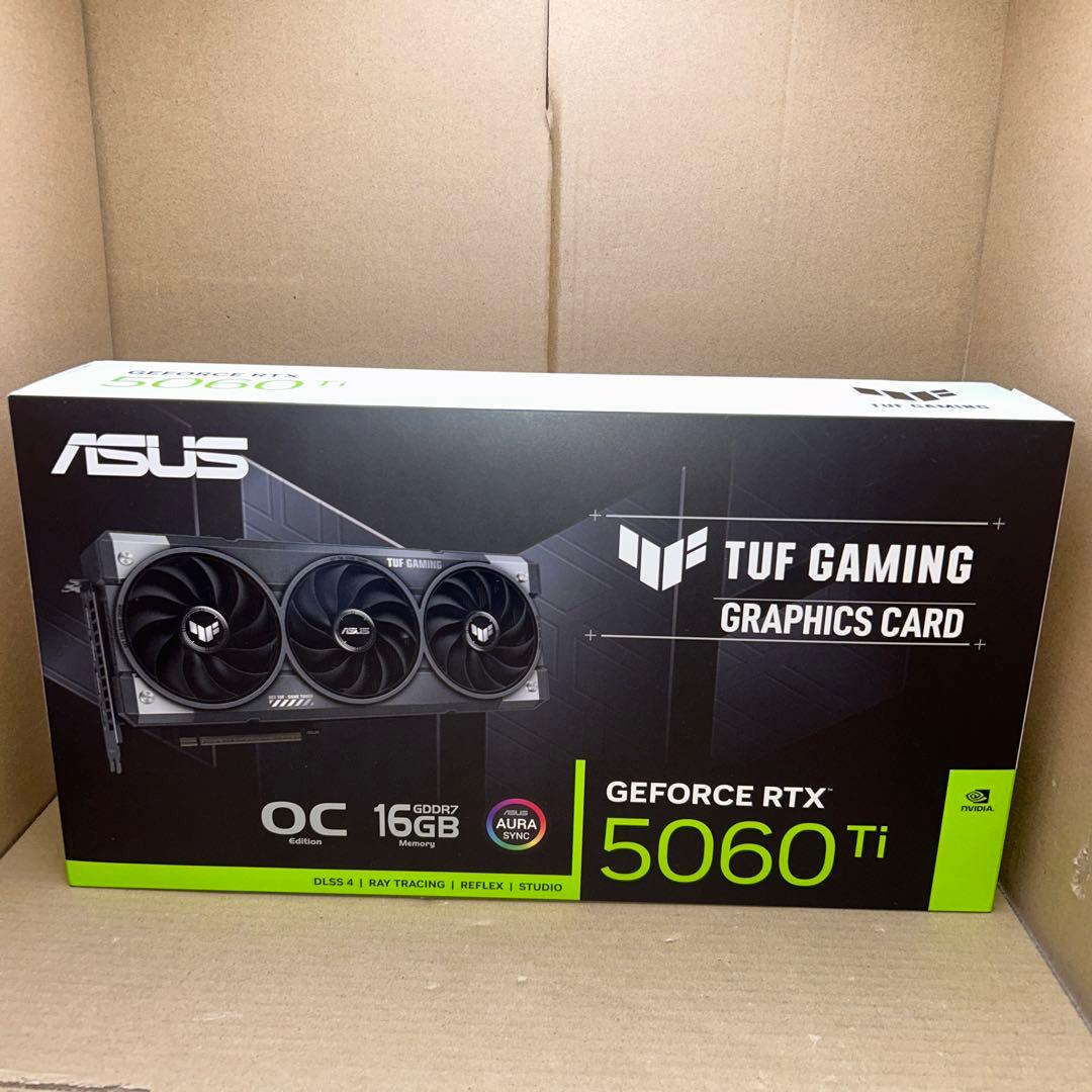 グラフィックボード・グラボ・ビデオカード ASUS TUF-RTX5060TI-O16G-GAMING