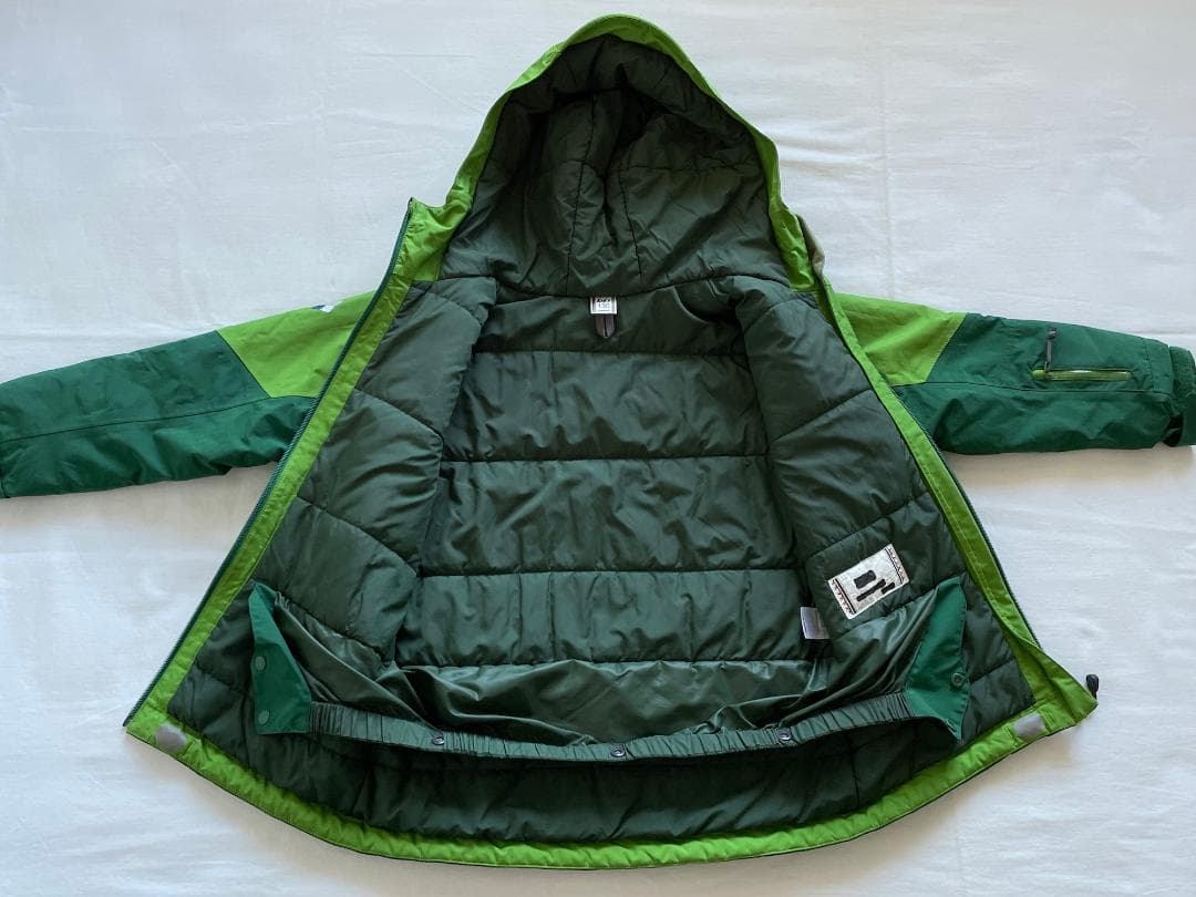 モンベル キッズ スノーウェア 上下セット パウダーステップ ジャケット 130