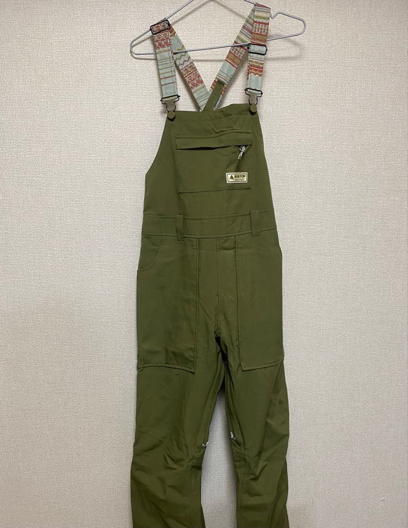 かたつむり、バートン(BURTON) オリーブグリーン オーバーオール