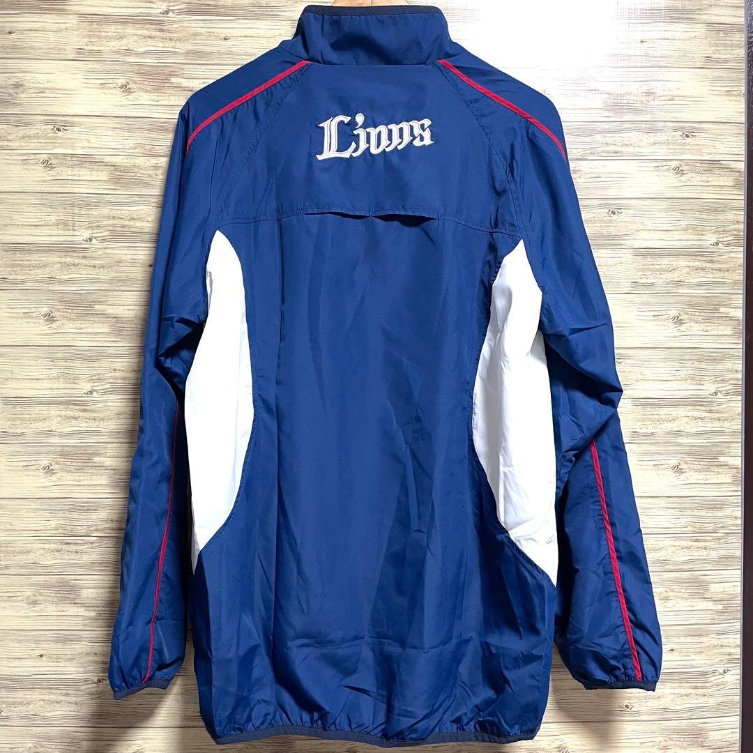 美品 埼玉西武ライオンズ ブルゾン 刺繍 Lサイズ グラウンドコート