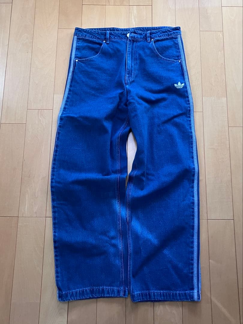 K*U様 アディダス アディカラー デニム ファイヤーバードパンツ ジーンズ 3