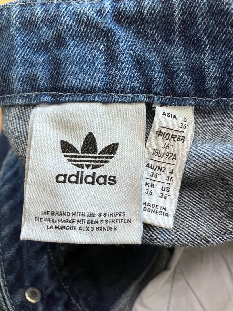 K*U様 アディダス アディカラー デニム ファイヤーバードパンツ ジーンズ 3