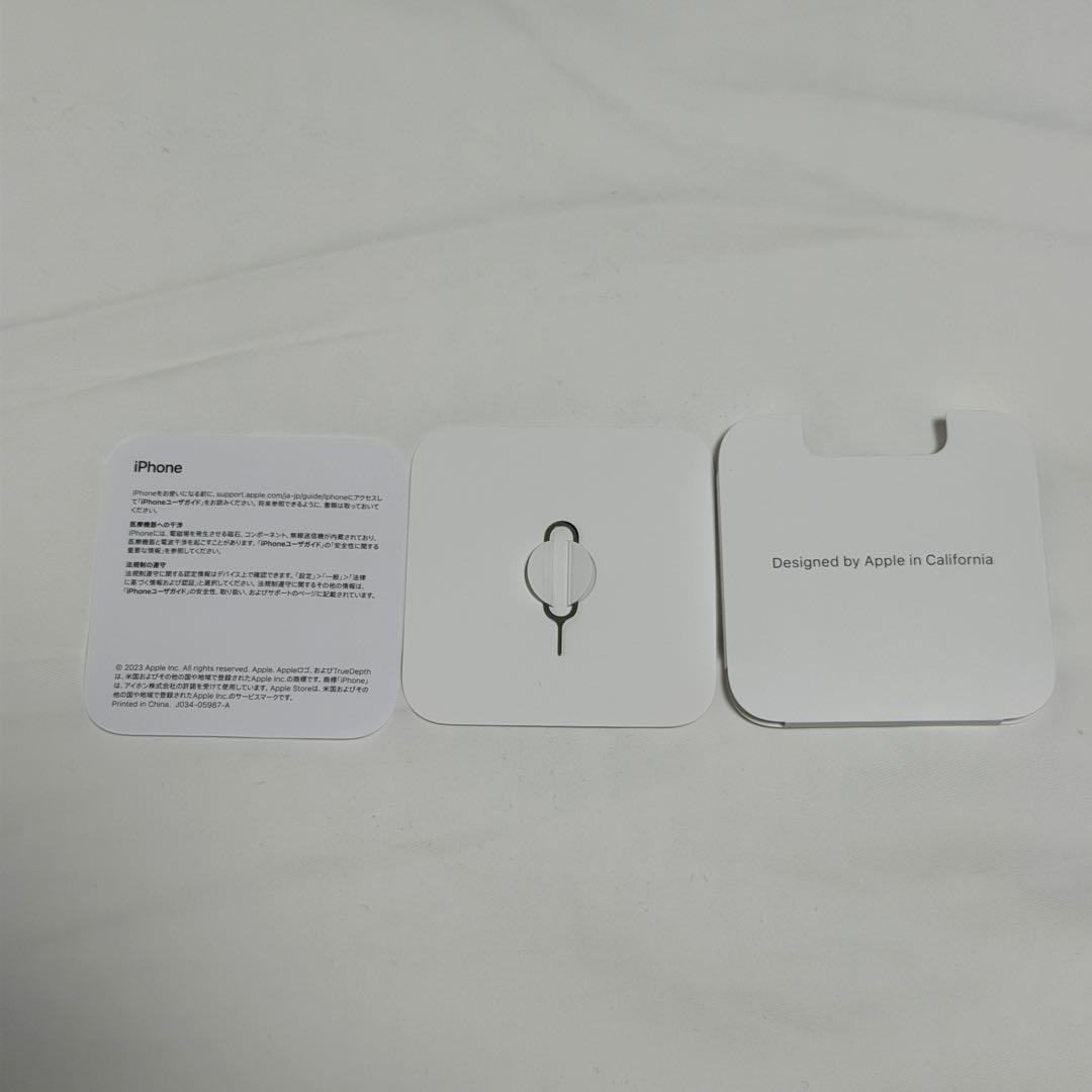 【状態良好】iPhone15 128GB ブルー