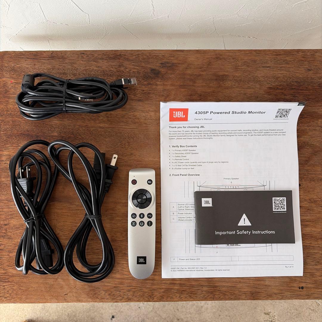ほぼ未使用JBL 4305P スタジオモニタースピーカー
